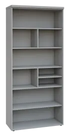 SIN 6 - 10N kancelářská skříň, nika, 2170x1000x400, šedá